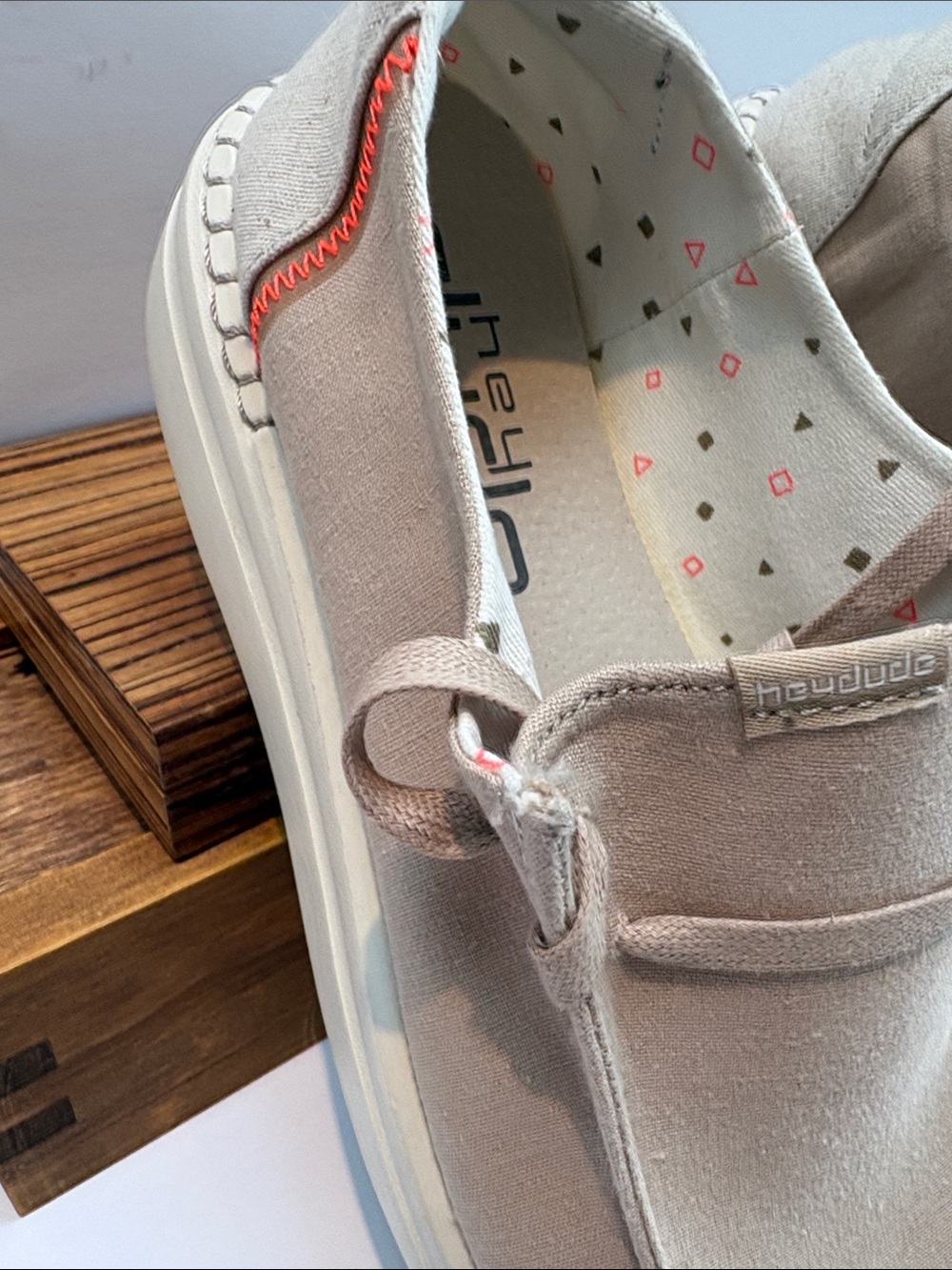 Hey Dude Wendy Rise Chambray Shoe